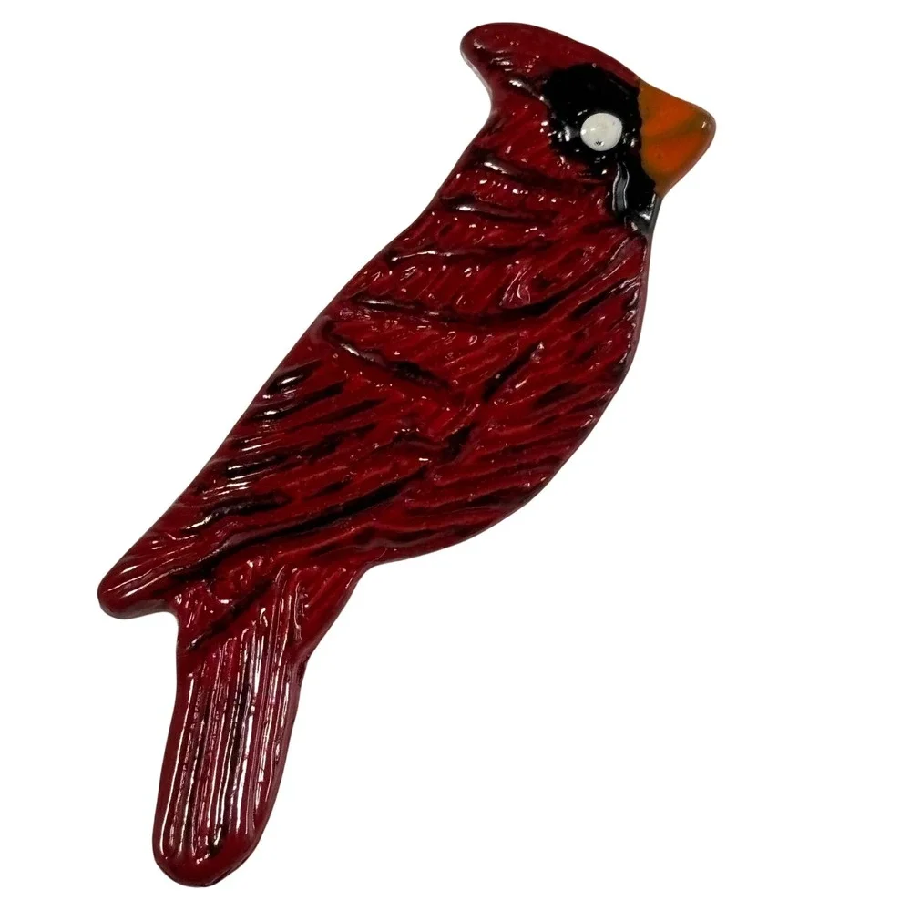 JHB Creative Buttons Cardinal Red Bird Novelty Shank Buttons 1 1/4 Inch 2 Count